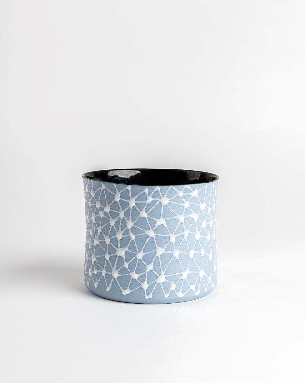 Porcelain Ceramic Planter, Handcrafted Indoor Planter, Multifunctional Ceramic Pot, Slip-Cast Decorative Planter, Home Decor Planter, Succulent Ceramic Pot, Elegant Cylindrical Planter, Colored Porcelain Planter, Artistic Indoor Plant Pot