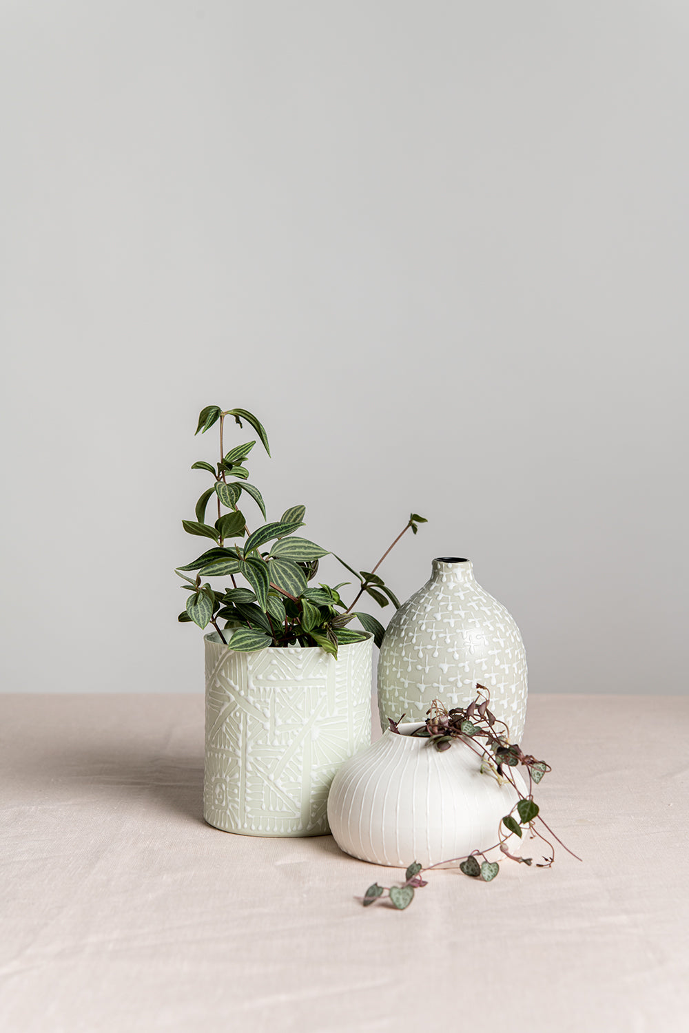 Porcelain Ceramic Planter, Handcrafted Indoor Planter, Multifunctional Ceramic Pot, Slip-Cast Decorative Planter, Home Decor Planter, Succulent Ceramic Pot, Elegant Cylindrical Planter, Colored Porcelain Planter, Artistic Indoor Plant Pot